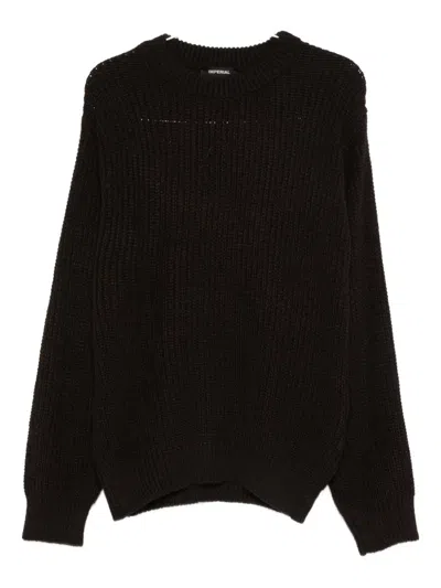 Imperial Crew-neck Sweater In Black