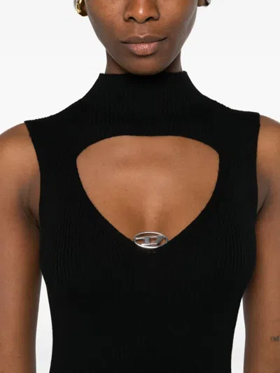 Diesel Oloni Mini Dress In Black