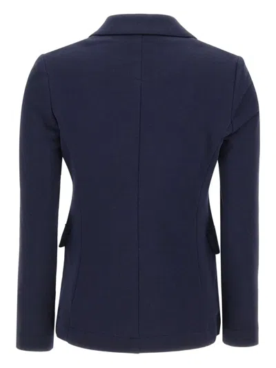 Sun 68 Notched-lapels Two-button Blazer In Blue