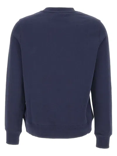 Sun 68 Embroidered-logo Crew-neck Sweatshirt In Blue