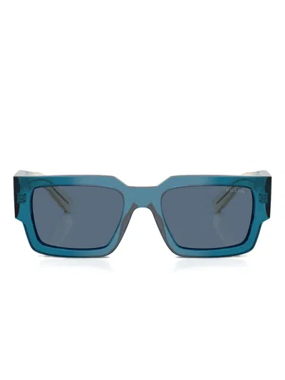 Prada Symbole Square-frame Sunglasses In Blue