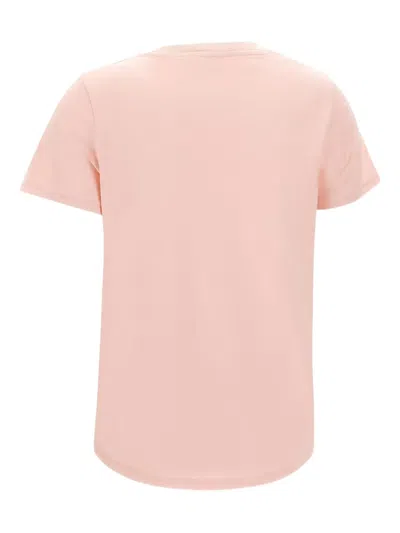Sun 68 Crew-neck Cotton T-shirt In Pink