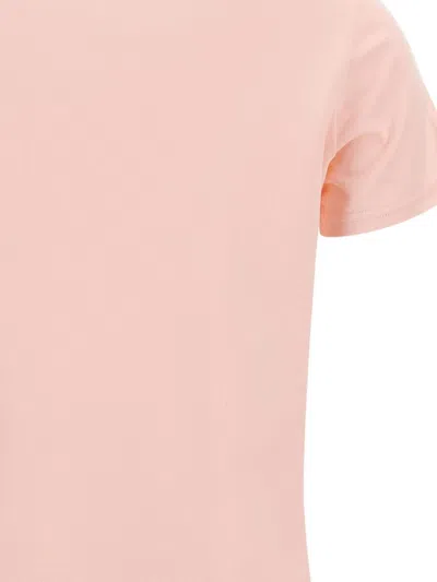 Sun 68 Crew-neck Cotton T-shirt In Pink
