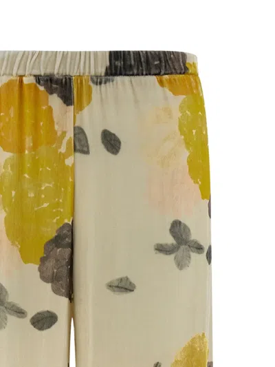 Bernadette Louis Print Elasticated Trousers In Neutral