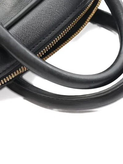 Pre-owned Loewe 2010s Amazona 75 Leather Tote Bag In Black