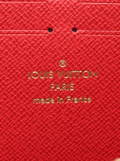 Pre-owned Louis Vuitton 2021s Zippy Damier Ebene Canvas Wallet In Brown