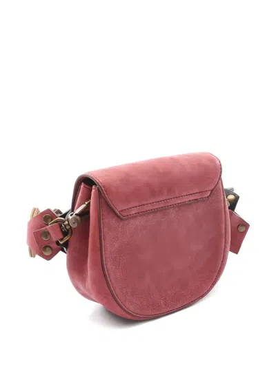 Pre-owned Vivienne Westwood 2010s Patty Saddle Studded Shoulder Bag In Pink