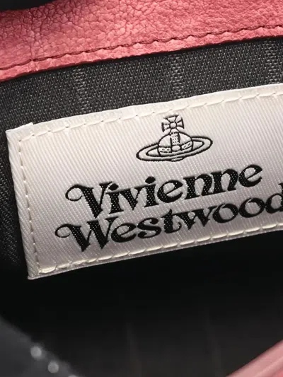 Pre-owned Vivienne Westwood 2010s Patty Saddle Studded Shoulder Bag In Pink