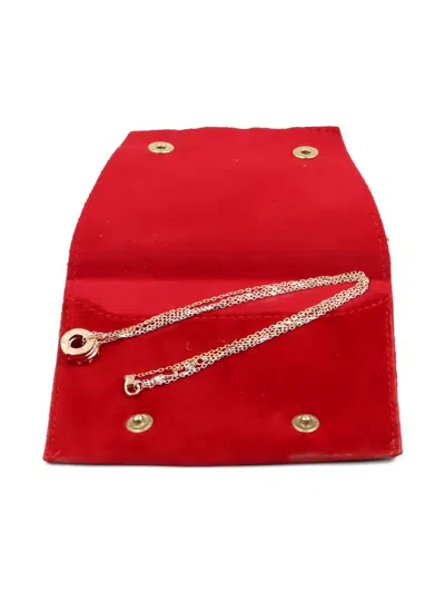 Pre-owned Cartier 2010s 18k Rose Gold Diamond Necklace In Pink