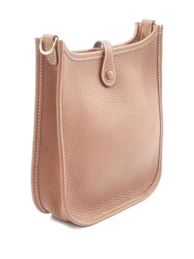 Pre-owned Hermes 2025 Evelyne Tpm Shoulder Bag In Brown