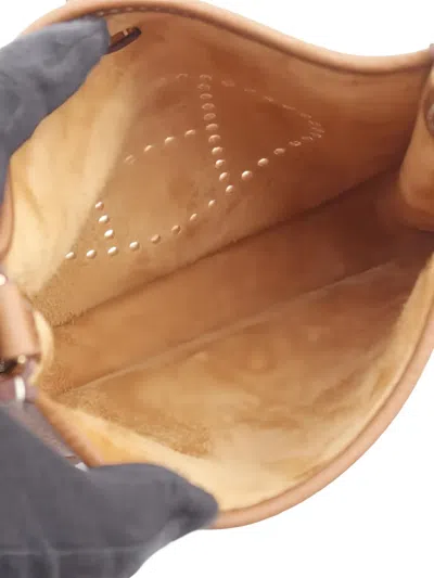 Pre-owned Hermes 2025 Evelyne Tpm Shoulder Bag In Brown