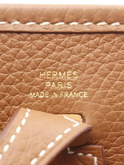 Pre-owned Hermes 2025 Evelyne Tpm Shoulder Bag In Brown