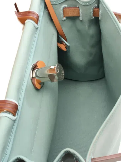 Pre-owned Hermes 2014 Herbag Zip 31 Tote Bag In Blue