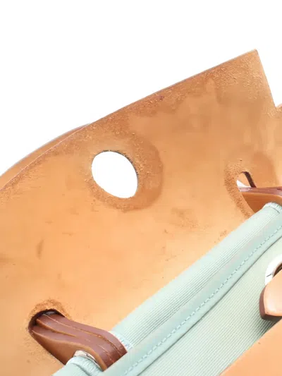 Pre-owned Hermes 2014 Herbag Zip 31 Tote Bag In Blue