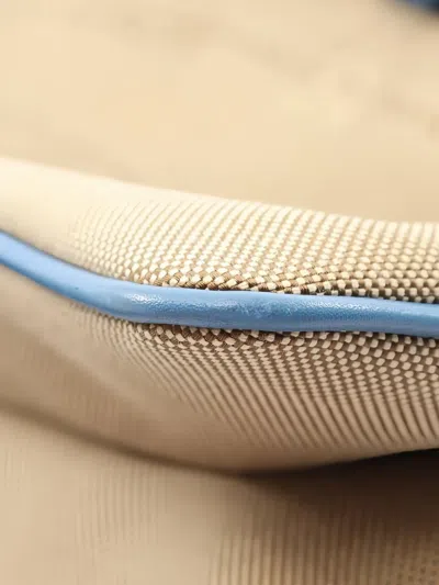 Pre-owned Prada 2010s Logo- Jacquard Crossbody Bag In Neutral