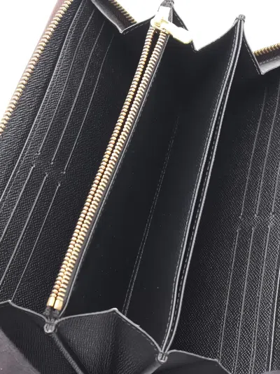 Pre-owned Louis Vuitton 2020 Zippy Monogram Reverse Wallet In Brown