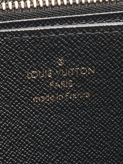 Pre-owned Louis Vuitton 2020 Zippy Monogram Reverse Wallet In Brown