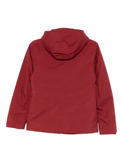 K-way Lil Hooded Jacket In Burgundy