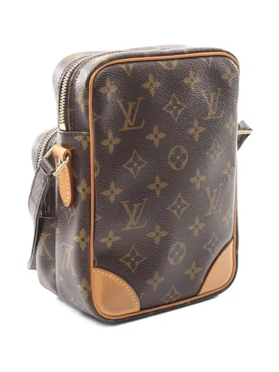 Pre-owned Louis Vuitton 2003 Monogram Amazon Shoulder Bag In Brown