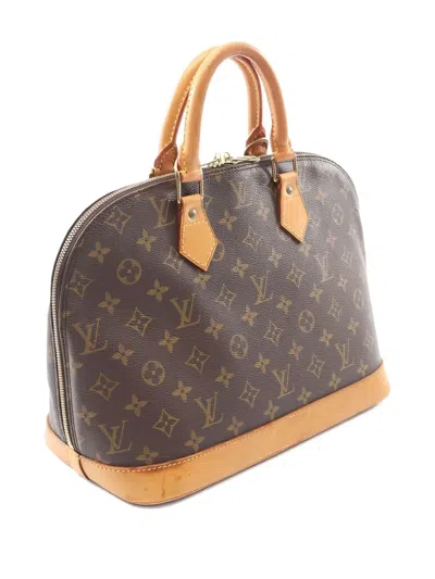 Pre-owned Louis Vuitton 1996 Alma Pm Tote Bag In Brown