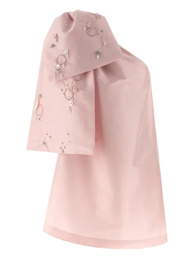 Bernadette Winnie Bow-detail Mini Dress In Pink