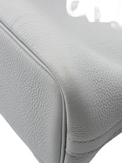 Pre-owned Hermes Bolide Togo-leather Shoulder Bag In Gray