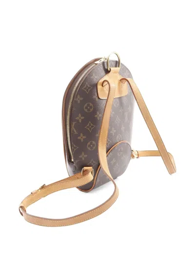 Pre-owned Louis Vuitton 2003 Ellipse Sac-ado Monogram Backpack In Brown