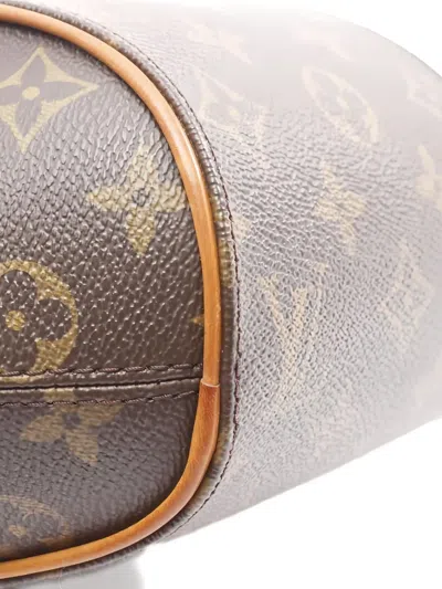 Pre-owned Louis Vuitton 2003 Ellipse Sac-ado Monogram Backpack In Brown