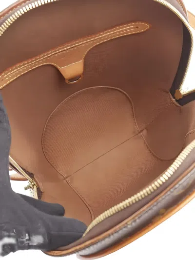 Pre-owned Louis Vuitton 2003 Ellipse Sac-ado Monogram Backpack In Brown