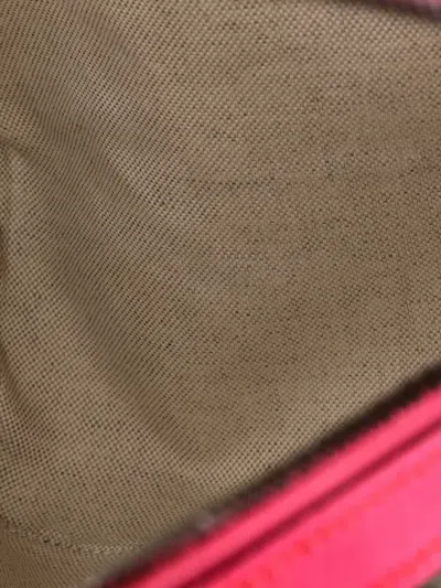 Pre-owned Gucci Ophidia Gg Coated Canvas And Leather Small Backpack In Neutral