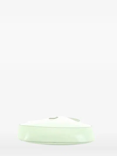 Pre-owned Prada Cleo Shoulder Bag Spazzolato Leather Medium Hobo Bag In Green