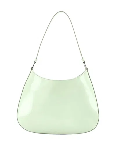 Pre-owned Prada Cleo Shoulder Bag Spazzolato Leather Medium Hobo Bag In Green