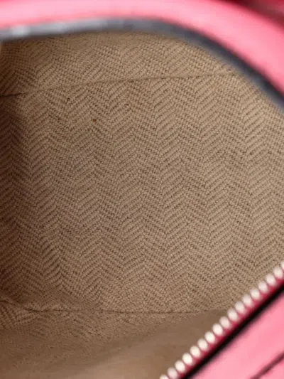 Pre-owned Loewe Puzzle Bag Leather Mini Crossbody Bag In Pink