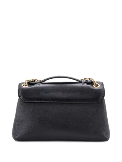 Pre-owned Louis Vuitton Very Chain Bag Monogram Leather Shoulder Bag In Black
