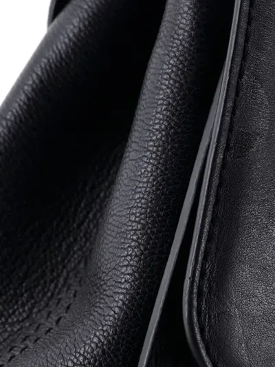 Pre-owned Louis Vuitton Very Chain Bag Monogram Leather Shoulder Bag In Black