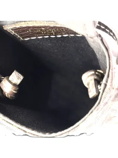 Pre-owned Louis Vuitton Cancun Pochette Mini Lin Crossbody Bag In Brown