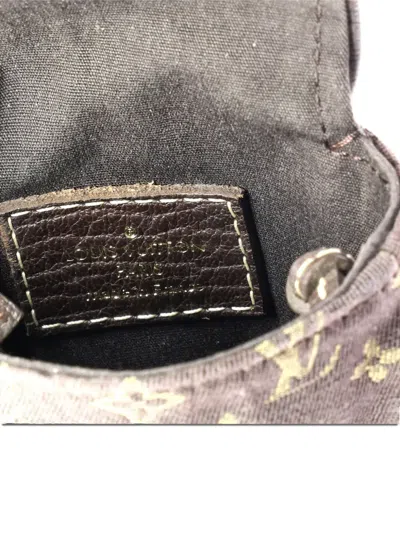 Pre-owned Louis Vuitton Cancun Pochette Mini Lin Crossbody Bag In Brown