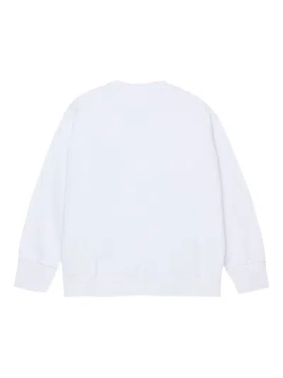 Mm6 Maison Margiela Logo-patch Sweatshirt In White