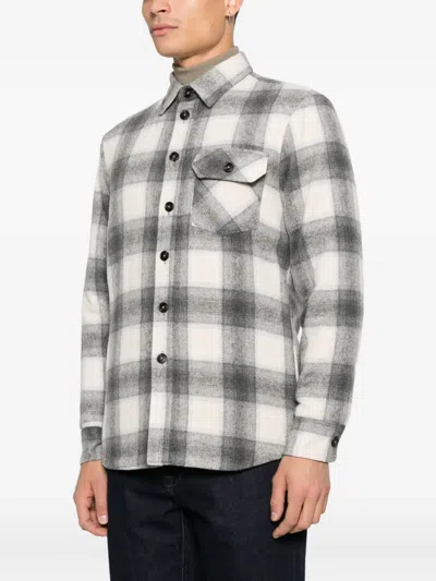 Imperial Plaid Pocket Jacket In White