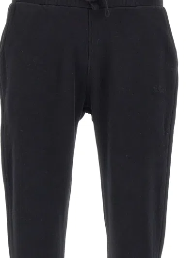 Mc2 Saint Barth Drawstring Logo-embroidered Track Pants In Blue