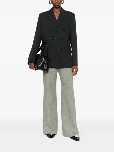 Ami Alexandre Mattiussi Double-breasted Blazer In Black
