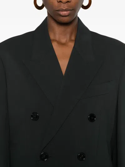Ami Alexandre Mattiussi Double-breasted Blazer In Black