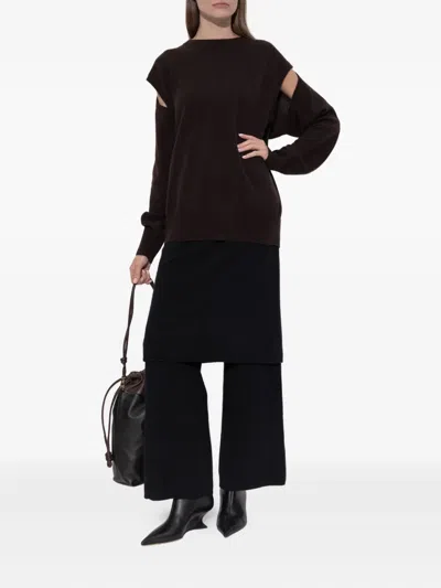Lisa Yang Cut-out Sweater In Black