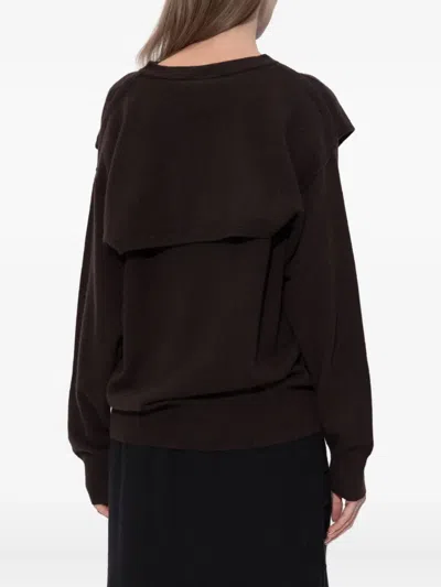 Lisa Yang Cut-out Sweater In Black