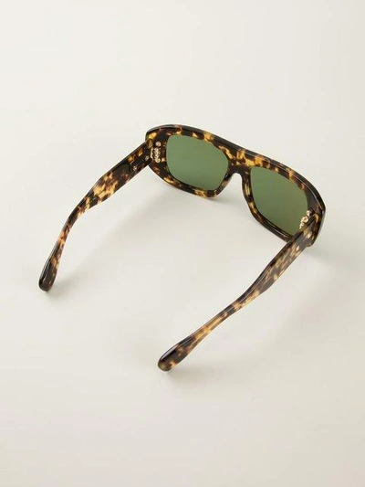 Shop Dita Eyewear 'dita' Sunglasses In Brown