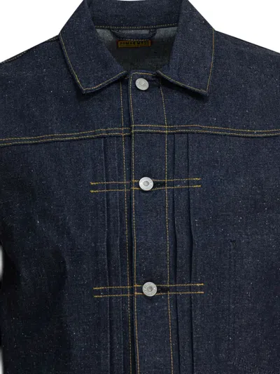 Human Made Buttoned Denim Jacket In Blue