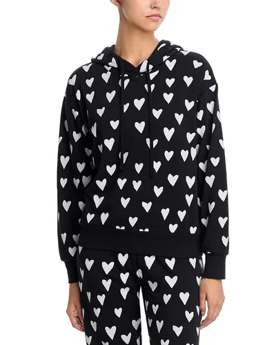 Aqua Fleece Lounge Hoodie - Exclusive In Black