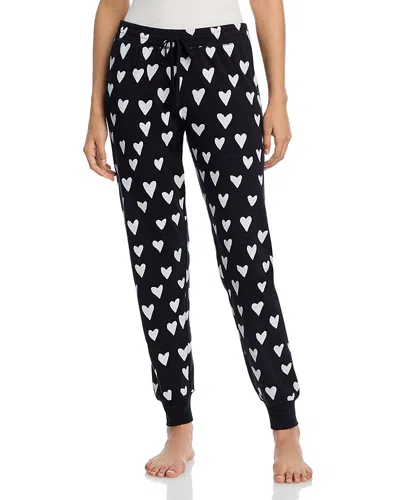 Aqua Fleece Jogger Lounge Pants - Exclusive In Black