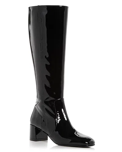Stuart Weitzman Women's Maeve Zip Tall Boots In Black