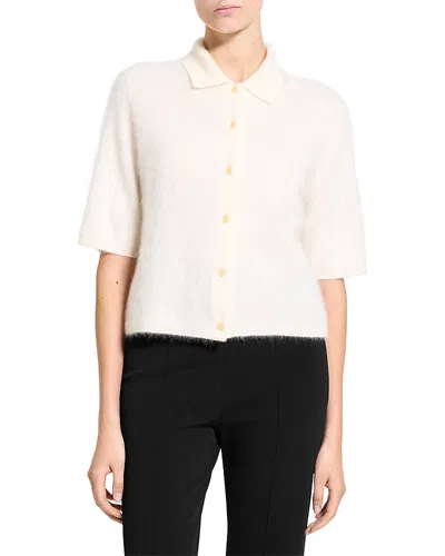 Theory Cashmere Sweater Shirt In Neutral